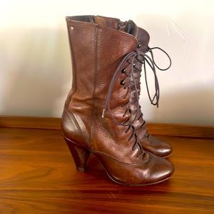 Size 37 leather Diesel boots